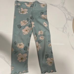 Flowery leggings 3T